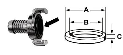 Cornat Vervang-Dichting Voor Koppeling - TEC380440