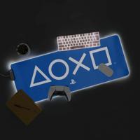 Playstation - Light Up Icons Desk Mat - thumbnail
