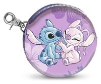 Lilo & Stitch Face-Cookie Coin Purse Stitch & Angel Pink - thumbnail