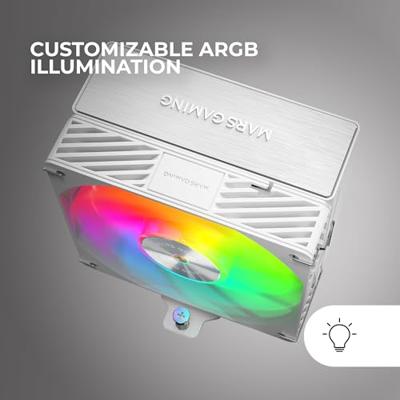 CPU-ventilator Mars Gaming MCPUX5ARGBW CPU-ventilator Mars Gaming MCPUX5ARGBW