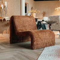 Richmond Fauteuil 'Kelly' Chenille, kleur Cinnamon - thumbnail