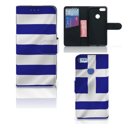 Motorola Moto E6 Play Bookstyle Case Griekenland Motorola Moto E6 Play Bookstyle Case Griekenland