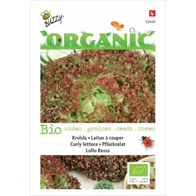 Zaden Organic Krulsla Lollo rossa (BIO) Buzzy - Buzzy