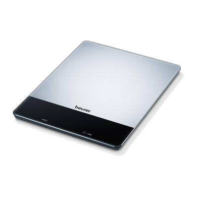 Beurer KS 34 Stainless Steel Keukenweegschaal Digitaal Weegbereik (max.)=15 kg RVS 200 x 263 x 20
