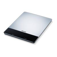 Beurer KS 34 Stainless Steel Keukenweegschaal Digitaal Weegbereik (max.)=15 kg RVS 200 x 263 x 20 - thumbnail