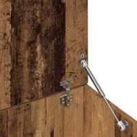 Salontafel 150x50x35 cm bewerkt hout oud houtkleurig - thumbnail