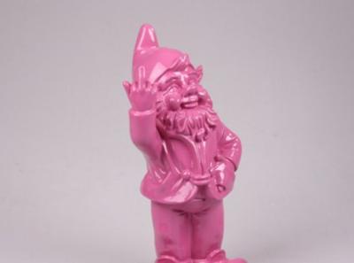 Stoobz kabouter f*ck you fuchsia 32cm