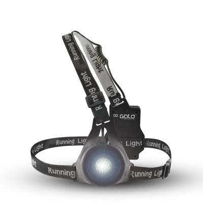 Outwet Gato high-viz chest light usb black one size