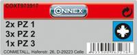 Connex Bitsset Pozidriv + Houder (7Dlg) - COXT973917 - thumbnail