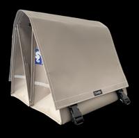 Clarijs tas dubbel xl taupe mat 46 ltr - thumbnail