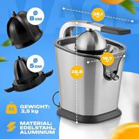 Profi Cook PC-ZP 1154 Citruspers 160 W RVS, Zwart - thumbnail