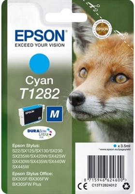 Epson Inktcartridge T1282 Origineel Cyaan C13T12824012