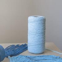 Vaessen Creative • macramé touw 3mmx100m lichtblauw - thumbnail