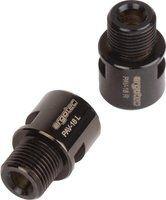 Pedaal asverlenger 9/16" Ergotec - RVS zwart - thumbnail