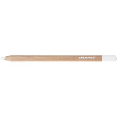 EDU3 Edugreen jumbo kleurpotloden, vulling 5 mm, wit, 10 stuk/ 1 doos