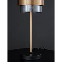 Lyora TafellampSianna zwart met goud - 9236400 - thumbnail