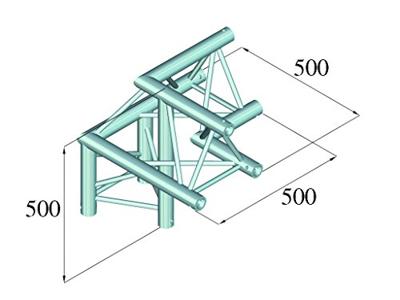 Alutruss 608AL-31 Hoek