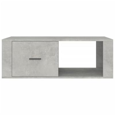 Salontafel 100x50,5x35 cm bewerkt hout betongrijs