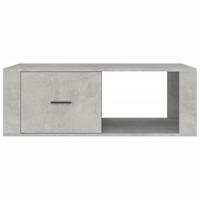 Salontafel 100x50,5x35 cm bewerkt hout betongrijs - thumbnail