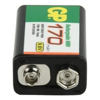 GP Oplaadbare 9V batterij (blok) GPIND17R9HC1 NiMH 9.6 V 170 mAh 1 stuk(s) - thumbnail
