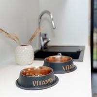 Voerbak voor honden Trixie BE NORDIC Zwart Brons - thumbnail