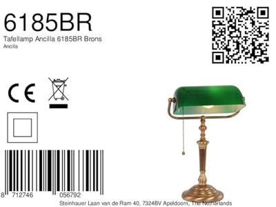 Steinhauer Tafellamp ancilla 6185 brons