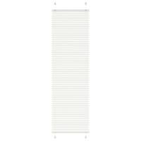 VidaXL Plissé rolgordijn 65x200 cm stofbreedte 64,4 cm polyester wit - thumbnail