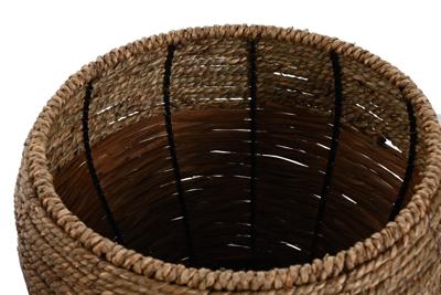 Plantenbakkenset Home ESPRIT Natuurlijk Metaal Vezel Tropisch 32 x 32 x 23 cm Plantenbakkenset Home ESPRIT Natuurlijk Metaal Vezel Tropisch 32 x 32 x 23 cm