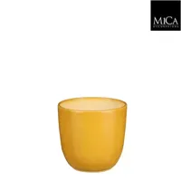 Mica Decorations tusca pot oker 13x14cm - thumbnail