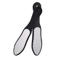 Roestvrijstalen dubbelzijdige dode huid bestand rasp pedicure scrub manicure tool - thumbnail