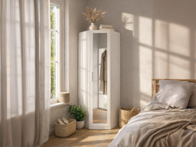 Hoekkast RIGA 1 deur wit