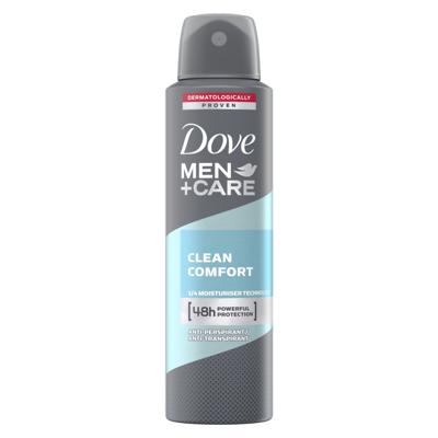 Dove Dove Men Deodorant Spray Clean Comfort - 150 ml Dove Dove Men Deodorant Spray Clean Comfort - 150 ml