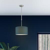 Lampenkap cilinder | rond | katoen | stoffen lampenkap | cilinderkap  | Ø45cm H23cm | blauw - thumbnail