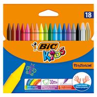 BIC kids plastidecor kleurkrijt, 18st. - thumbnail
