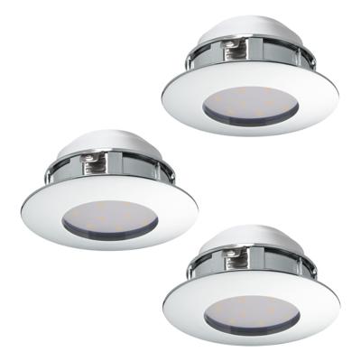 Eglo LedspotPineda (3) 3x6w - 3000K - 7,8cm chroom - 95822