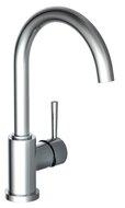 Schutte UNICORN ééngreepsmengkraan keuken met ronde uitloop | chroom
 33755 - thumbnail