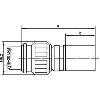 Telegärtner 100023712 100023712 TNC-connector Stekker, recht 50 Ω 1 stuk(s) - thumbnail
