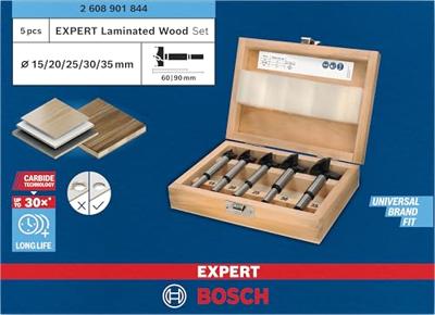 Bosch Accessories 2608901844 2608901844 Scharniergatboorset 15 mm, 20 mm, 25 mm, 30 mm, 35 mm 1 stuk(s)