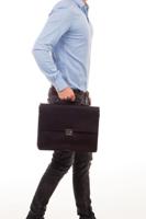 Burkely Vintage Dean briefcase-Black - thumbnail