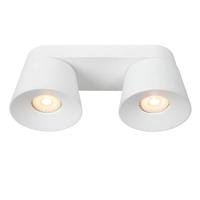 Lucide TRIGONO - Plafondspot - 2xGU10 - Wit - thumbnail