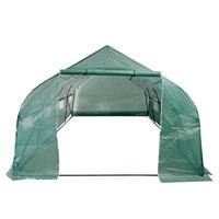 VidaXL Tuinkas walk-in draagbare polytunnel met stalen frame 18 m² - thumbnail