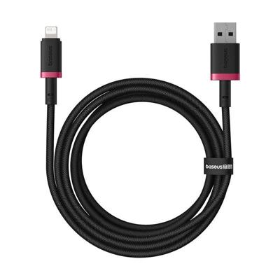 Baseus Dura Snellaadkabel Type A naar IP 2.4A 2 m Zwart, Rood