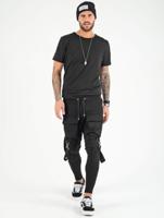 VSCT Clubwear / joggingbroek Front PKT in zwart - thumbnail