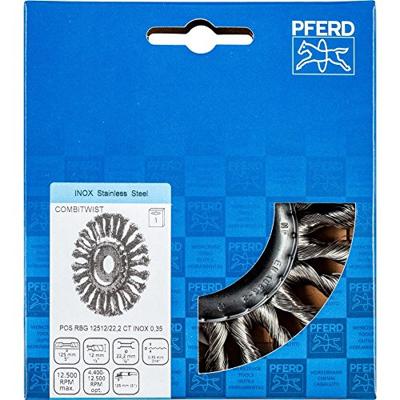 PFERD TOOLS Ronde borstel POS RBG 12512/22,2 CT INOX 0,35 43303011 1 stuk(s)
