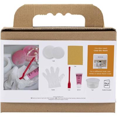 Creativ Company Gereedschapsset gieten, transparant glans, transparentkleuren, 1 doos