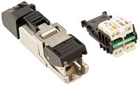 Telegärtner 100023038 RJ45-stekker CAT 6A afgeschermd 100023038 Stekker, recht Aantal polen (sensoren) 8P8C Metaal 1 stuk(s) - thumbnail