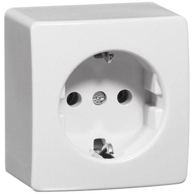 Peha Opbouw stopcontact RA PEHA enkel creme - 4678980