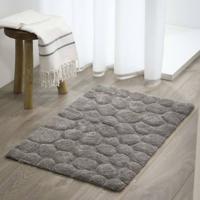Badmat Sealskin Pebbles Katoen 90x60 cm Grijs - thumbnail