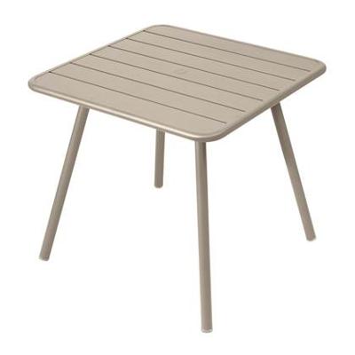 Fermob Luxembourg tuintafel vierpoot 80x80 cm Nutmeg