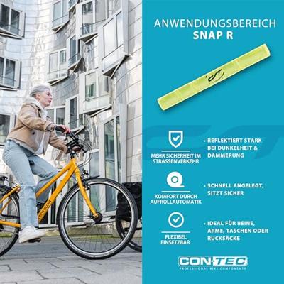 CONTEC reflexband "snap r" ct reflect. strap snap r yellow